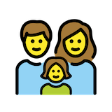 family-man-woman-girl Emoji openmoji