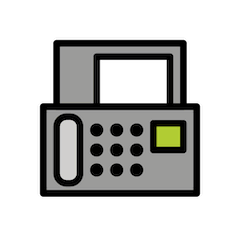 Fax Machine Emoji in Openmoji