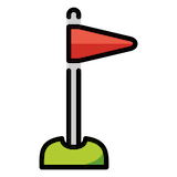 flag-in-hole Emoji openmoji