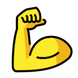 flexed-biceps Emoji openmoji