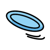 flying-disc Emoji openmoji