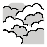 fog Emoji openmoji
