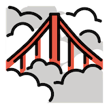 foggy Emoji openmoji