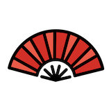 folding-hand-fan Emoji openmoji