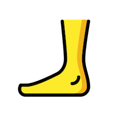 Fuß Emoji Openmoji