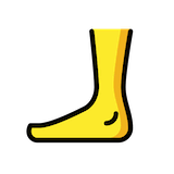 foot Emoji openmoji