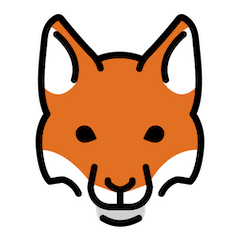 Fox Emoji in Openmoji