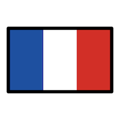 Flagge von Frankreich Emoji Openmoji