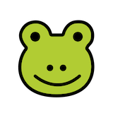 frog Emoji openmoji