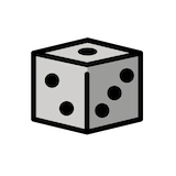 game-die Emoji openmoji