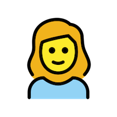 👧 Mädchen Emoji auf Openmoji