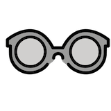 glasses Emoji openmoji