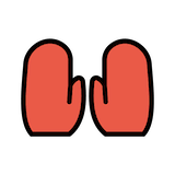 gloves Emoji openmoji