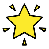 glowing-star Emoji openmoji