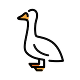 goose Emoji openmoji