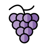 grapes Emoji openmoji