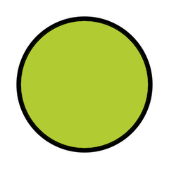 🟢 Grüner Kreis Emoji auf Openmoji