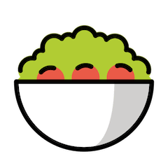 Зеленый салат Эмодзи в Openmoji