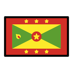 Флаг Гренады Эмодзи в Openmoji