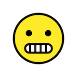 grimacing-face Emoji openmoji