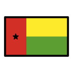 Flagge von Guinea-Bissau on Openmoji