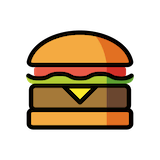 hamburger Emoji openmoji