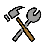 hammer-and-wrench Emoji openmoji