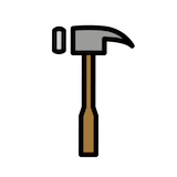hammer Emoji openmoji