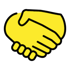 🤝 Handshake Emoji in Openmoji