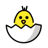hatching-chick Emoji openmoji