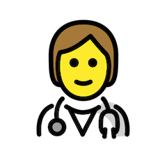 Persona Che Lavora Nella Sanità Emoji Openmoji