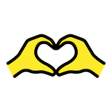 heart-hands Emoji openmoji