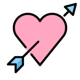 heart-with-arrow Emoji openmoji