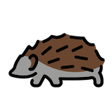 hedgehog Emoji openmoji