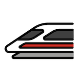 high-speed-train Emoji openmoji