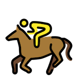 horse-racing Emoji openmoji