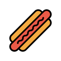 Hot Dog Emoji in Openmoji