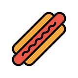 hot-dog Emoji openmoji