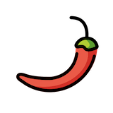 hot-pepper Emoji openmoji