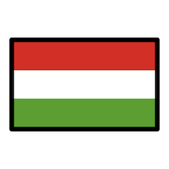 Bandeira da Hungria Emoji Openmoji