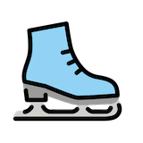 ice-skate Emoji openmoji