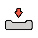 inbox-tray Emoji openmoji