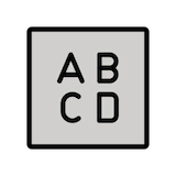 input-latin-uppercase Emoji openmoji