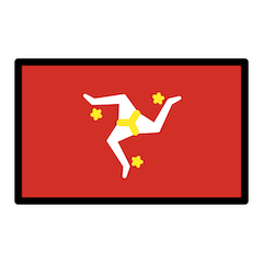 Flagge der Isle of Man Emoji Openmoji