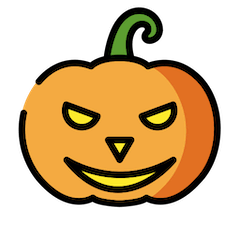 Zucca di Halloween Emoji Openmoji