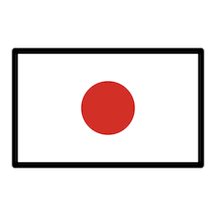 🇯🇵 Flagge von Japan Emoji auf Openmoji