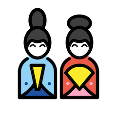 🎎 Bambole giapponesi Emoji su Openmoji