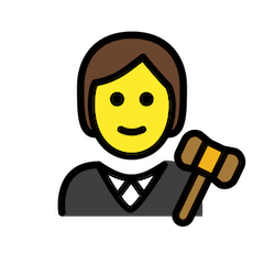 🧑‍⚖️ Judge Emoji in Openmoji
