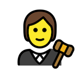 judge Emoji openmoji