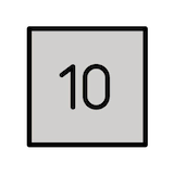 keycap-10 Emoji openmoji